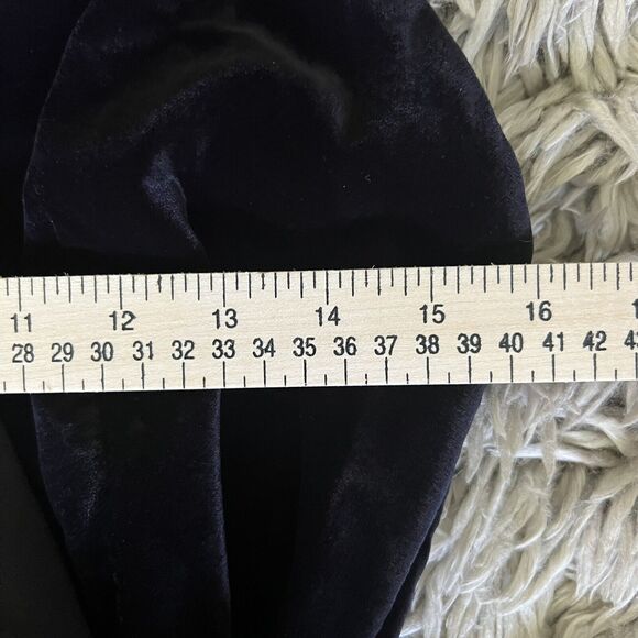 Jill Jill Stuart One Shoulder With Velvet Side Tie Black Formal Gown Size 6 - Picture 16 of 16